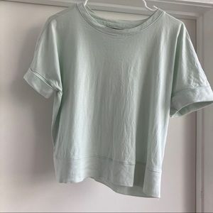 Anthropologie cotton boxy shirt